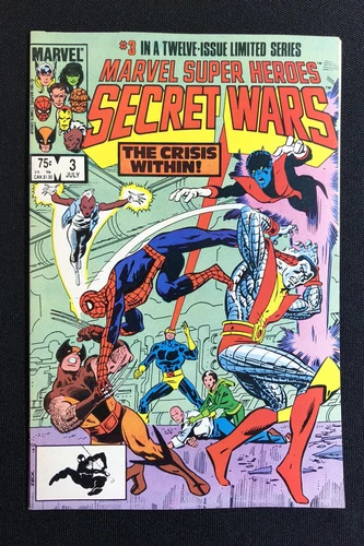 MARVEL SUPER HEROES SECRET WARS #3 1ST APP of TITANIA & Volcana 1984 COMICS