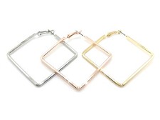 Square Hoops Earrings