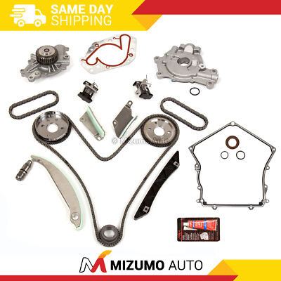 Timing Chain Kit Cover Gasket Water Pump Oil Pump Fit 2008 Dodge Chrysler 2.7L