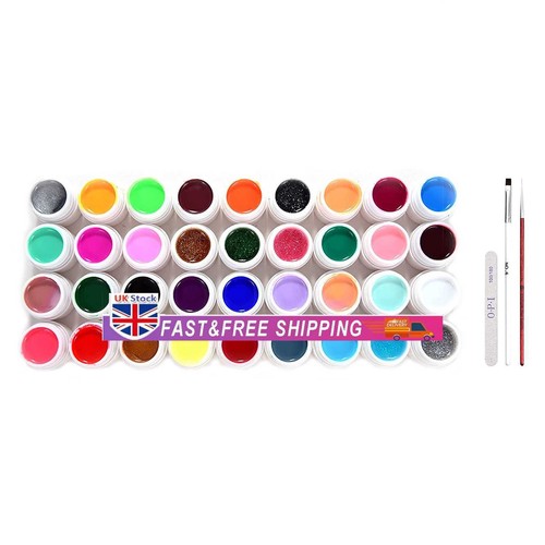 Gel Nail Polish Kit 36 Colors Nail Polish Set for Nail Art Design