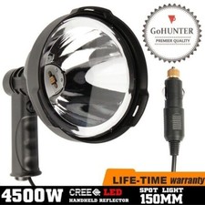 GoHunter US CREE 4500W LED Handheld Hunting Spot Light Work Spotlight Camping