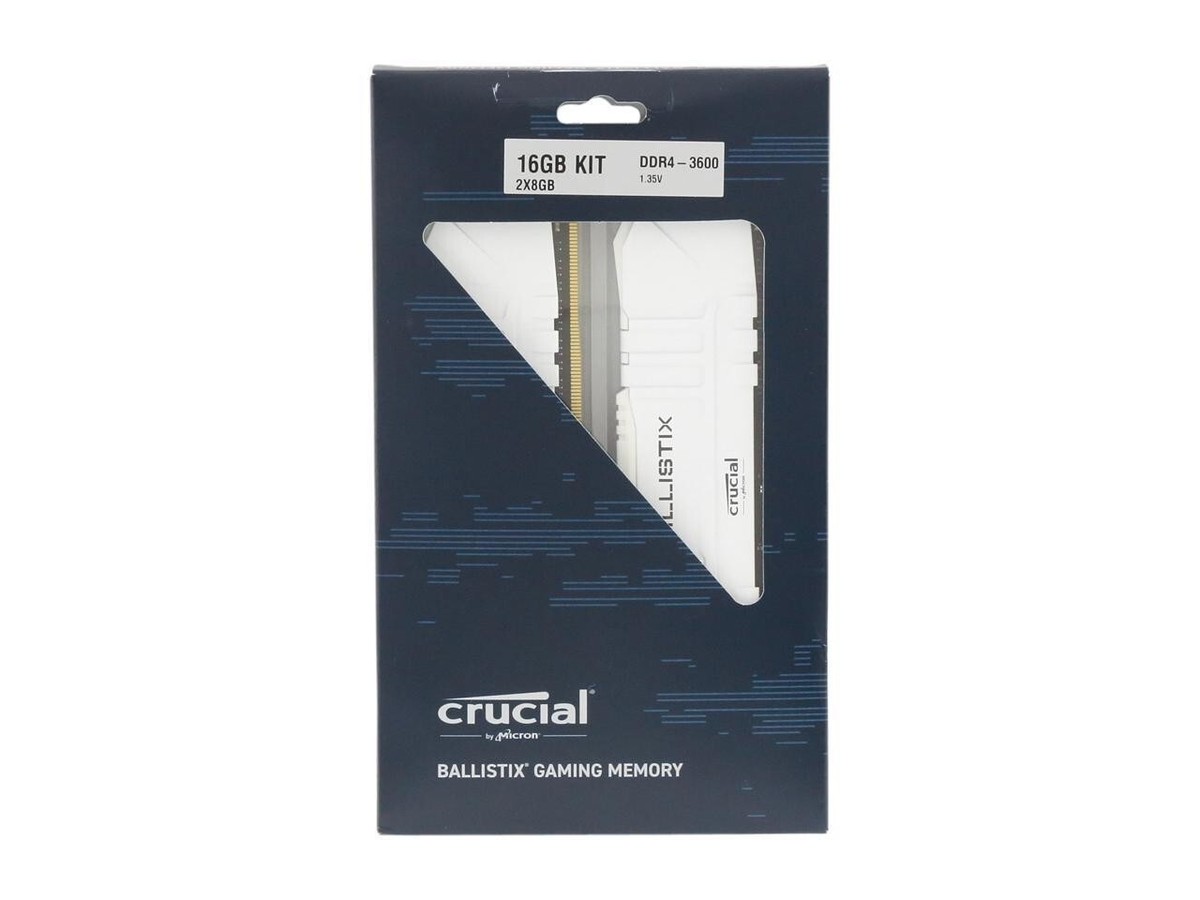 Crucial Ballistix 3600 DDR4 Kit 16GB DRAM Desktop Gaming Memory