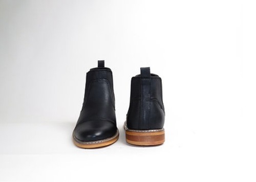 Black Leather Slip on Shoes | eBay