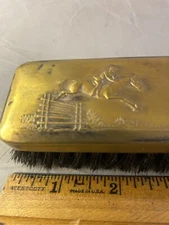 Vintage Advertising Shoe Brush Stewart & Gross Kansas Most Progressive Dealer