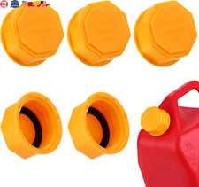6PCS Gas Can Caps, 5 Gallon Gas Can Cap Replacement, Universal Coarse Thread Gas