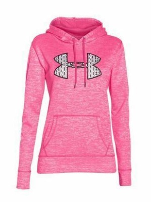 under armour women's storm armour fleece big logo twist hoodie