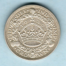 Great Britain. 1929 Wreath Crown.. Much Lustre..  gVF/aEF