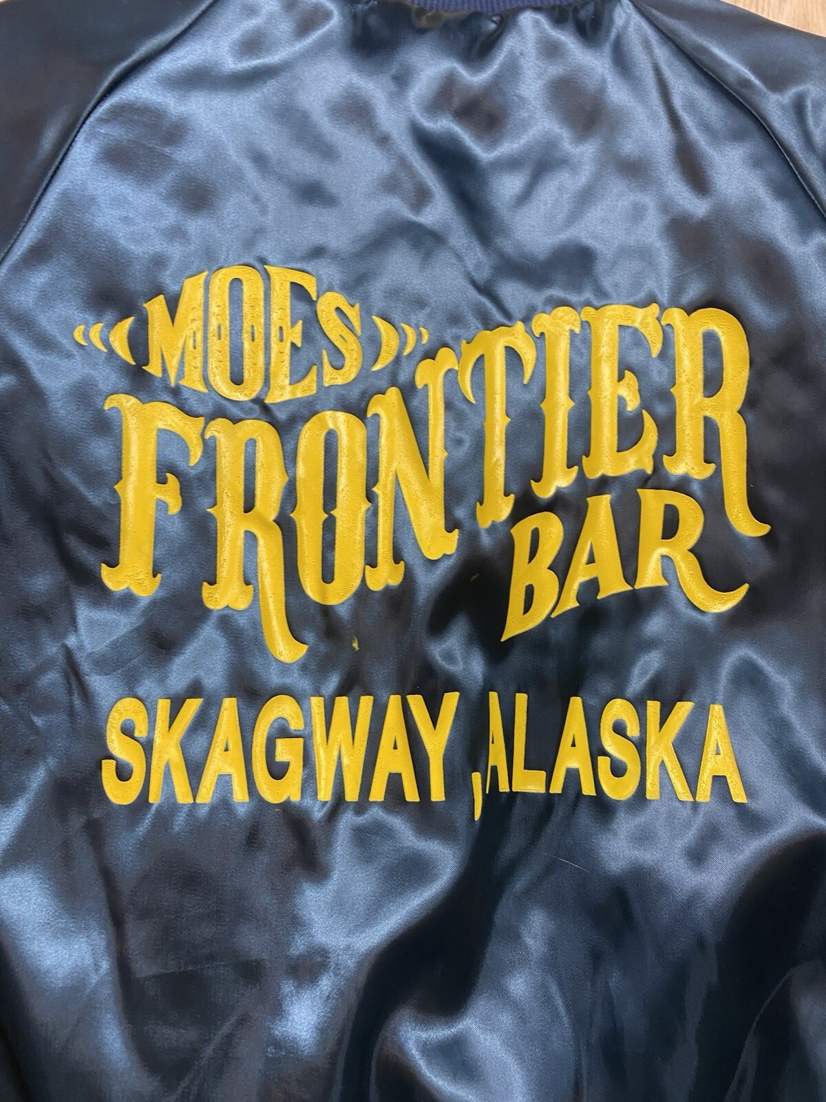 Vintage Moe’s Frontier Bar Jacket Skagway, Alaska, XXL, NICE!