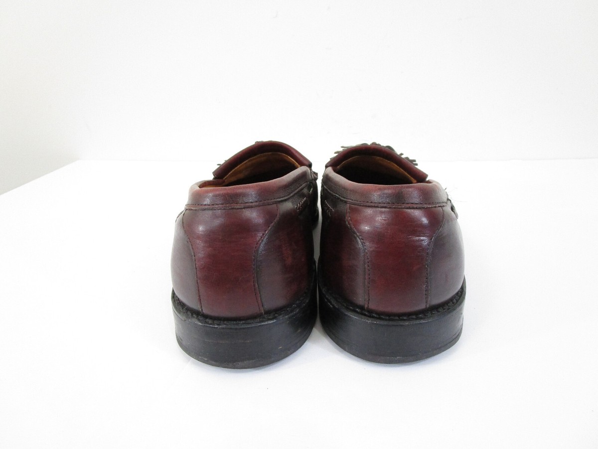 Allen Edmonds Mens Brown Leather Tassel Cody Loafers Slip On  display picture 2