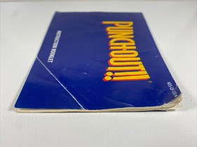 Punch-Out!! Manual de instrucciones original NES Nintendo solo Little Mac