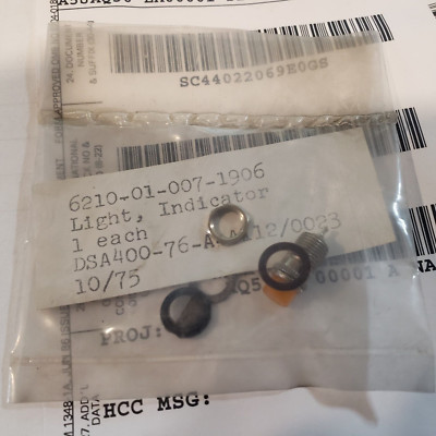 SLOAN COMPANY LIGHT INDICATOR 102SKI-A-STDFB12 6210-01-007-1906