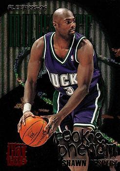 1995-96 Fleer #5 Shawn Respert Milwaukee Bucks Rookie Phenom Hot Pack