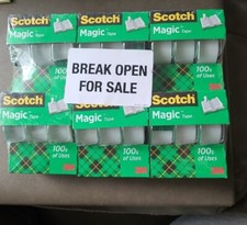 Scotch  Magic  Tape 3105 18 Rolls Magic tape 3/4 x 8.33YD Super-Hold Tape