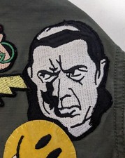 Dracula Vampire Patch Classic Horror Bela Lugosi Face Embroidered Iron On 3x 4
