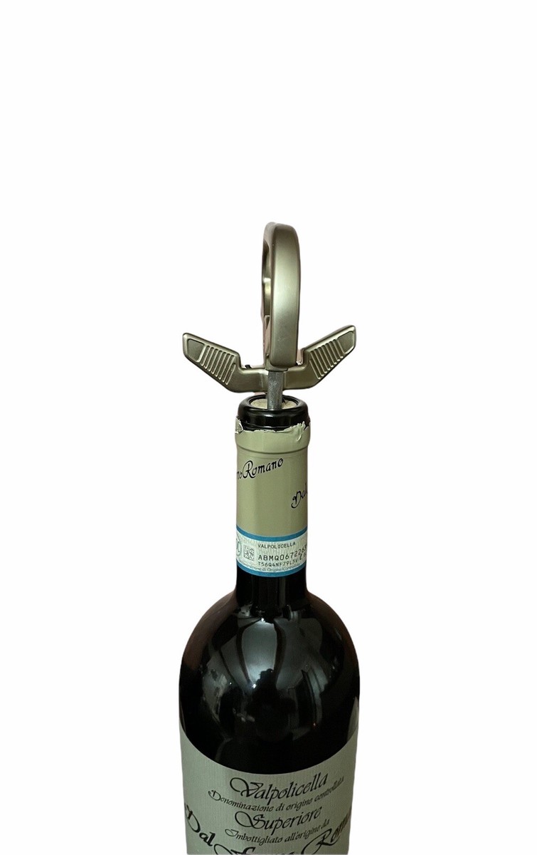 Cavatappi A Lamine Per Vini Vecchi - Nero, Estrazione Delicata Tappi - Foto 4