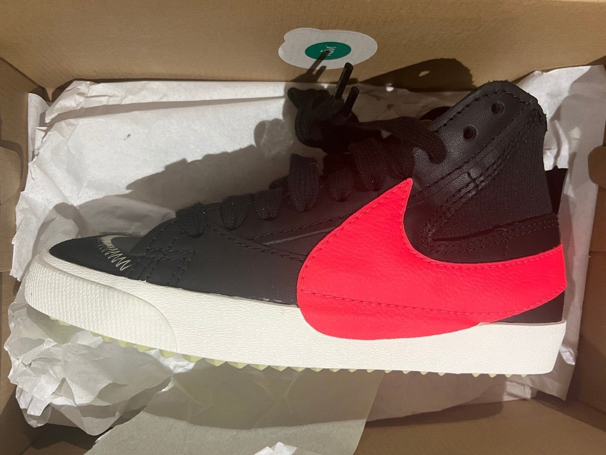 Size 8.5 - Nike Blazer '77 Jumbo Mid Black Bright Crimson