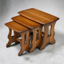 Ercol Nest Of Tables Golden Dawn Finish Vintage Ercol