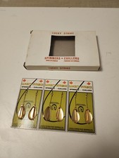 Vintage Lucky Strike Single Gold Dore Spinners on Cards NEW 50's or 60's NEW