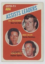 1971 Topps League Leaders Mack Calvin Charlie Scott Bill Melchionni #151 HOF kk4