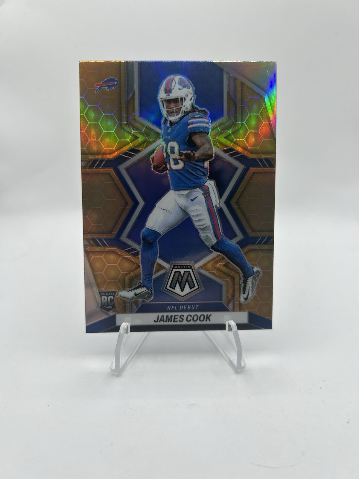 2022 Panini Mosaic - NFL Debut James Cook #285 Honeycomb Prizm (RC)