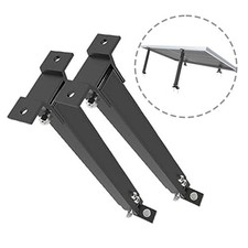 Alu Solarhalterung verstellbar neigbar Set f&uuml;r Flachdach Solarpanel Aufbau