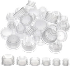 60 Pcs Salt and Pepper Stoppers Plugs, Plastic Shaker Plugs for Salt and Pepper