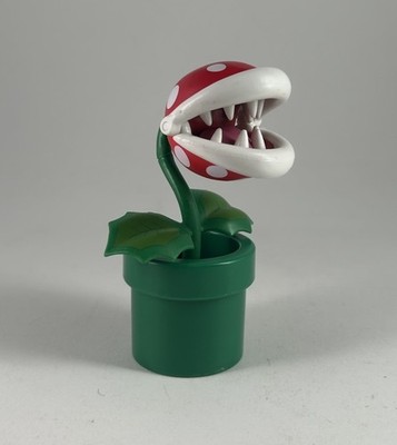Loose Nintendo Super Mario World PIRAHNA PLANET 4  Articulated Figure by Jakks