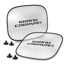 Dodge Grand-Caravan Car Side Window Mesh Sun Shades, 2 Pack