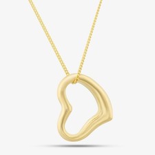 Collana in oro giallo 9 kt con cuore aperto 1,61.4243
