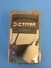 DC Titan DE91576F 3/8" D x 8' L Black MFP Fender Lines, 2 Pieces