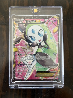 #ad #ad Pokemon Meloetta EX Full Art Legendary Treasures Radiant Collection RC25 25 $37.99