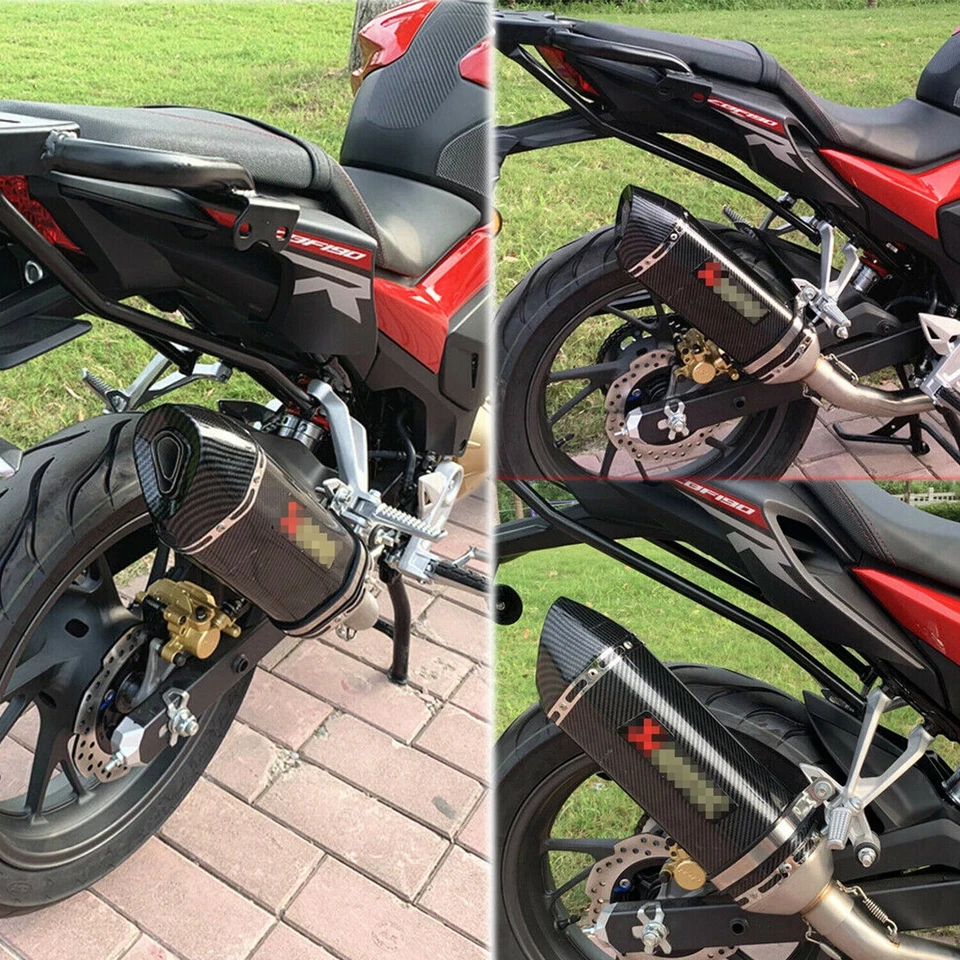Tubo de escape silenciador universal para Honda CB500F CB600F CB1000 CB1000R 38mm-51mm Foto 4 de 4