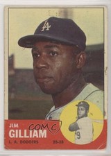 1963 Topps Jim Gilliam #80 0a3