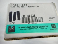 White Rogers 1A65-641 Electric Heat Thermostat