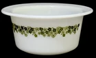 PYREX #75 Round Butter Dish Margarine Bowl Spring Blossom Crazy Daisy • No Lid