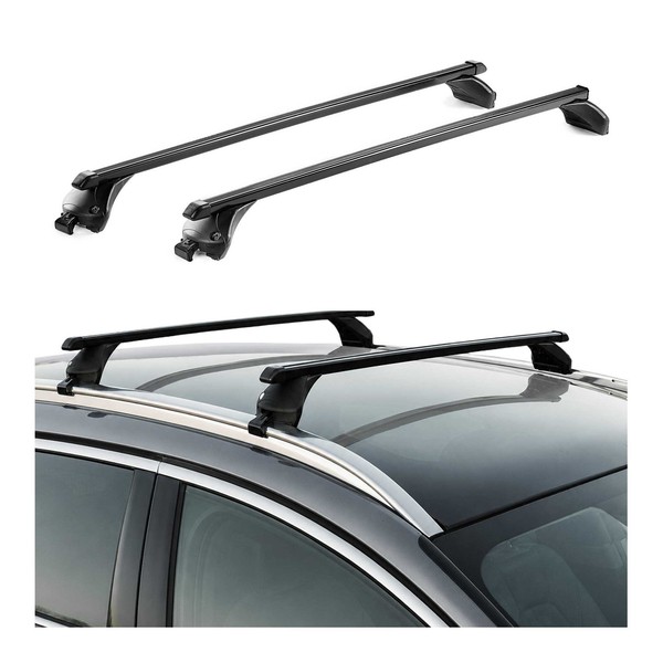 Quick DachträGer FüR Renault Megane IV Grandtour 2016-2022 Stahl Schwarz 2X-image