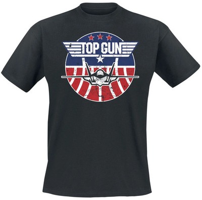 Top Gun T-Shirt Herren Maverick - Tomcat schwarz Fan-Merch, Filme