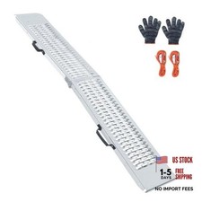 81.88 inches Long and 10.55 inches Wide Heavy Duty Folding Loading Ramp,