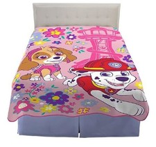 Paw Patrol "Pup for Flowers" Kids 62" x 90" Twin/Full Blanket-AB09CJQTTLP9