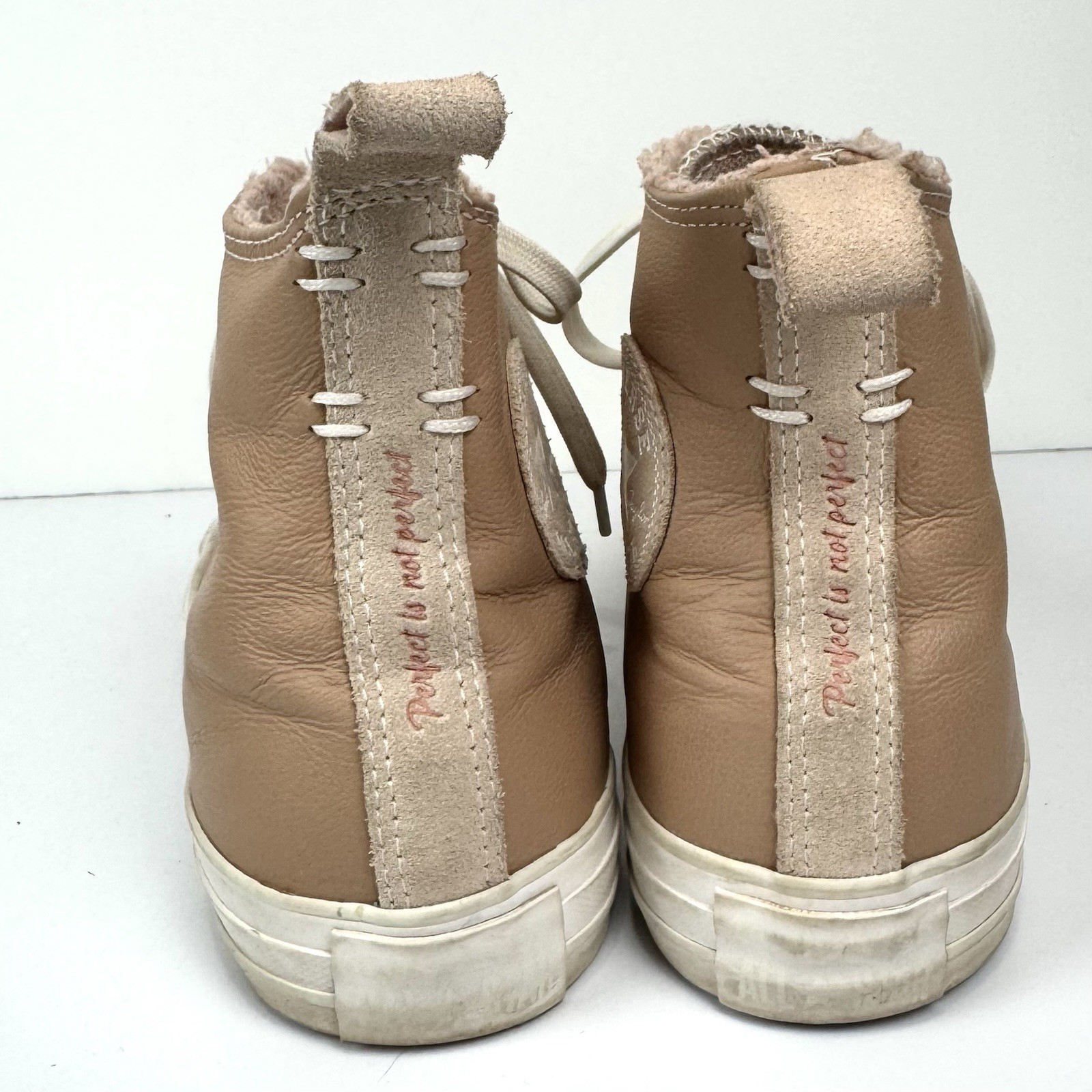 Converse All Star Chuck Taylor Hi-Tops Sneakers Perfect Is Not Perfect Womens 11 thumbnail 3