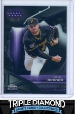2026 Topps Chrome Black #35 Paul Skenes Purple Refractor #38/75 Pirates AC310