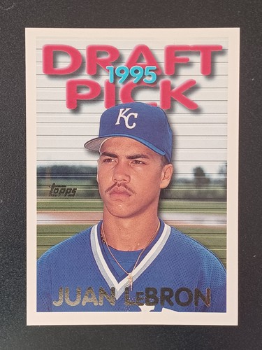 Juan LeBron #12T 1995 Topps Traded card