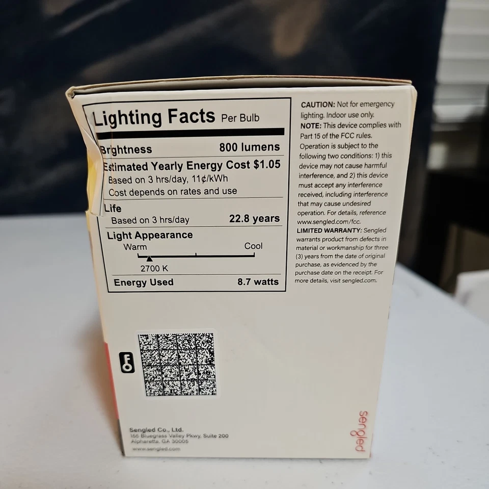 4-PACK Sengled Smart WiFi White Light Bulbs A19 60W with Alexa - Image 2 of 3