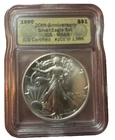 20th Anniversary Set American Silver Eagle ICG 1990 MS-69