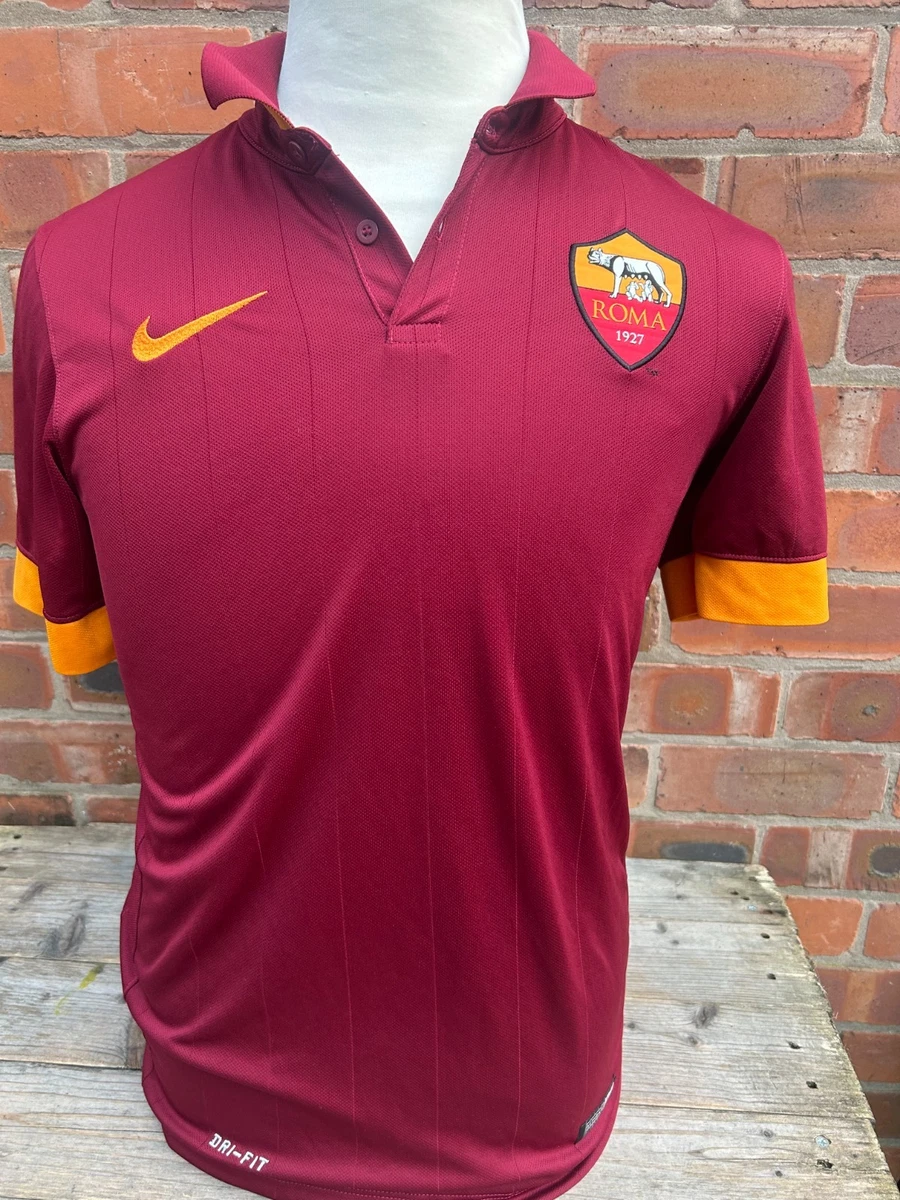 Match worn/issued AS Roma home shirt 1994-1995 by #6 (Carboni) - Football & Vintage Amsterdam
