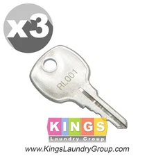 3PK 70155601 KEY, RL001 FOR HUEBSCH, SPEED QUEEN, UNIMAC