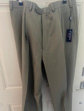 Chaps Men's Khaki Office Straight Leg Pants 38W x 34L
