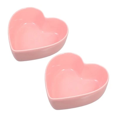 2 Pcs Dessertschalen Herzschalen Sushi-Teller Herzförmige Schüssel - Bild 1 von 4