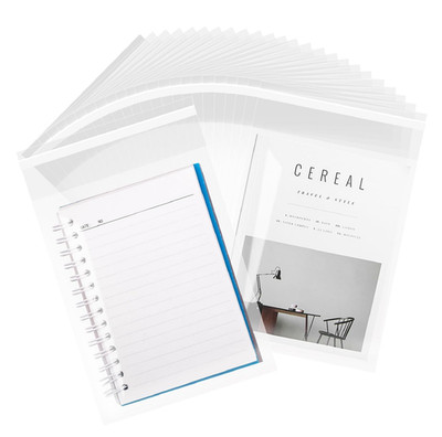 100 Pcs Clear Cellophane Cello Bags 8-1/2'' x 10-1/2'' Self Sealing Cellophane B