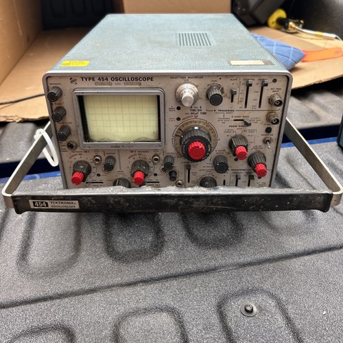 Tektronix 454 Oscilloscope Dual Trace Scope For Parts Or Repair Local Pick Up On
